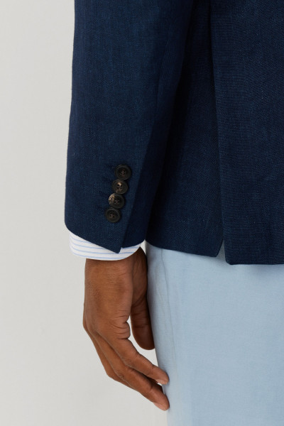 SAKO HACKETT LONDON LINEN DELAVE HOPSACK - Fotografia č. 7