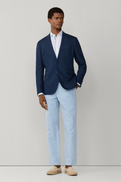 SAKO HACKETT LONDON LINEN DELAVE HOPSACK - Fotografia č. 2