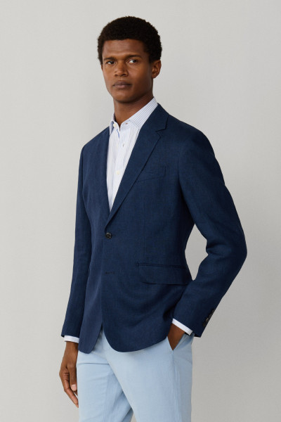 SAKO HACKETT LONDON LINEN DELAVE HOPSACK - Fotografia č. 10