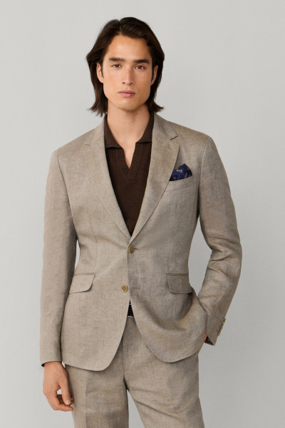 SAKO HACKETT LONDON LINEN DELAVE HOPSACK - Fotografia č. 1