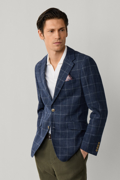 SAKO HACKETT LONDON LINEN COT FANCY WPANE - Fotografia č. 10