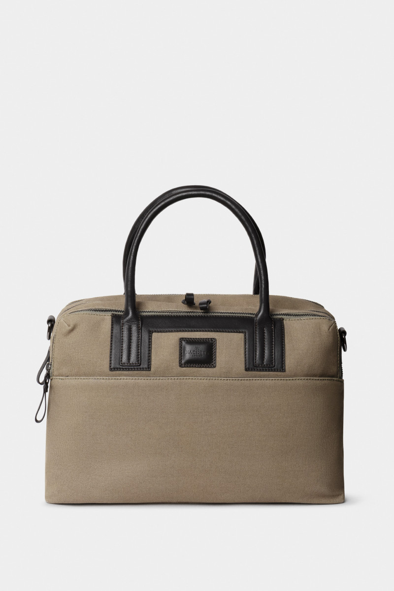 Taška Hackett London Wells Canvas 24H Army Green