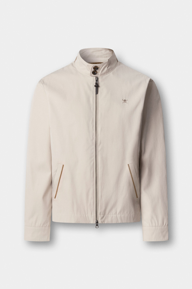 Bunda Hackett London Cotton Harrington Linen Beige