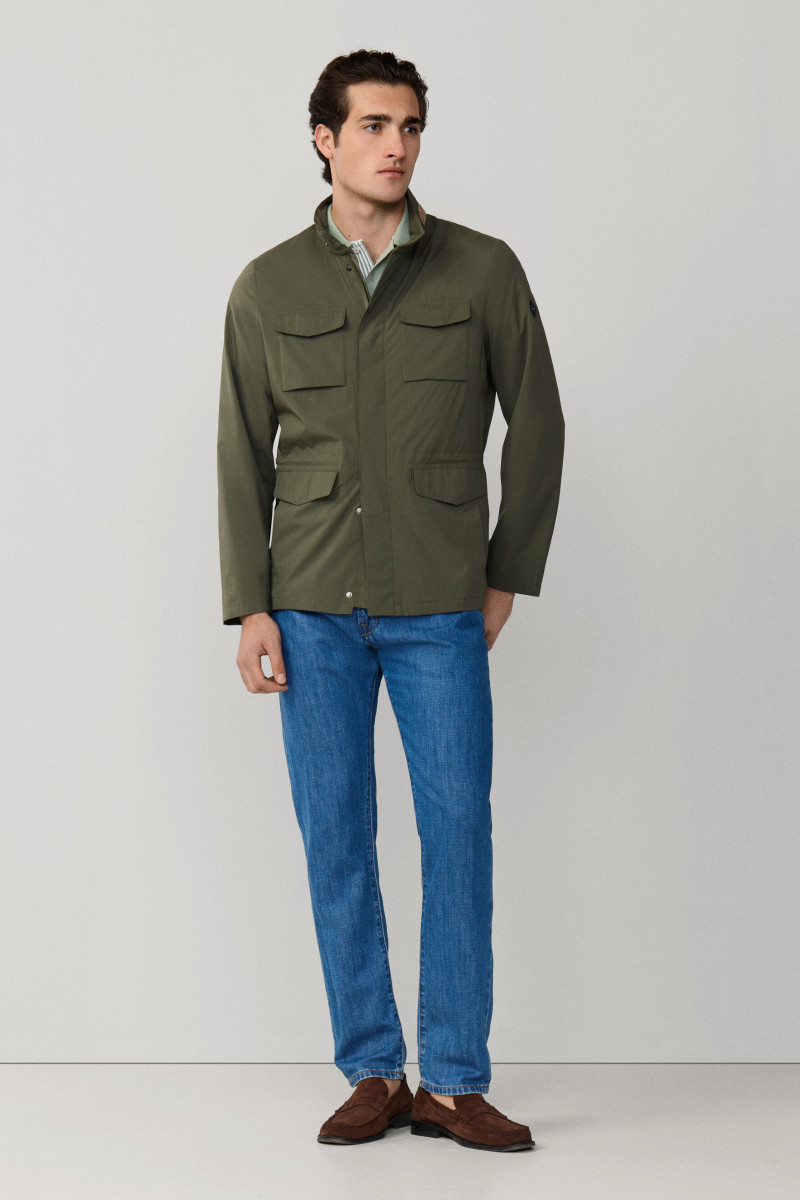 Bunda Hackett London Tech Velo Jkt Army Green