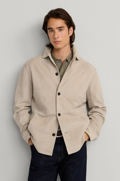 DZSEKI HACKETT LONDON SUEDE OVERSHIRT - Kép 1