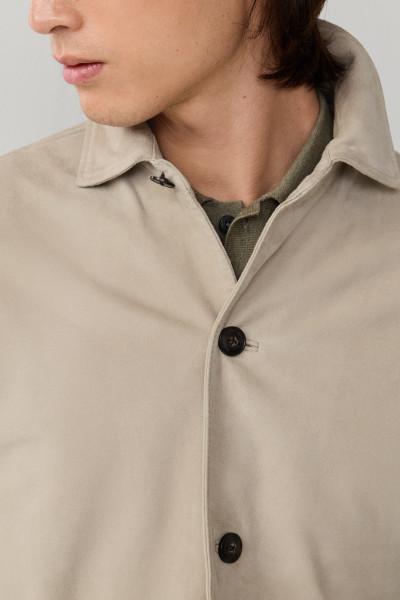 DZSEKI HACKETT LONDON SUEDE OVERSHIRT - Kép 4