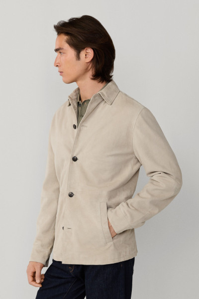 DZSEKI HACKETT LONDON SUEDE OVERSHIRT - Kép 10