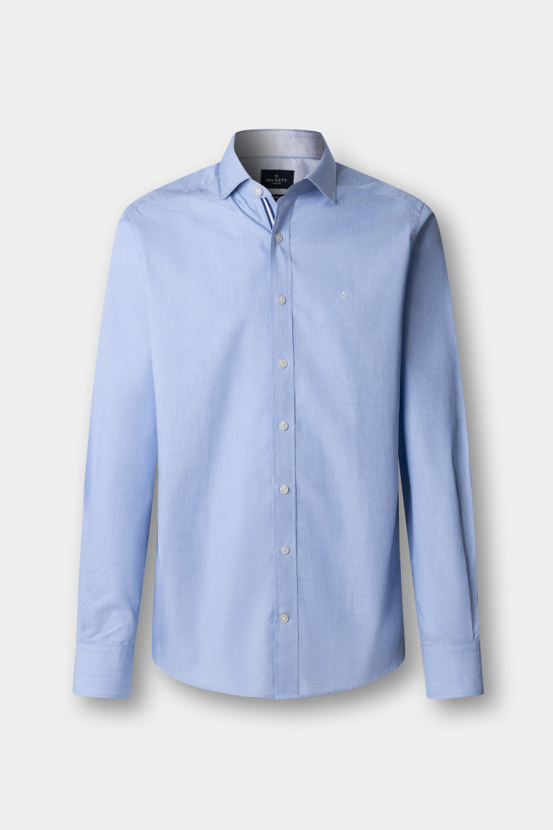 Košeľa Hackett London End On End Multi Summer Blue