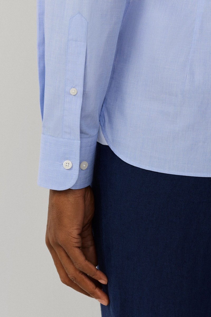 Košeľa Hackett London End On End Multi Summer Blue