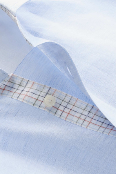 KOŠILE HACKETT LONDON COTTON LINEN MULTI - Fotografie č. 3