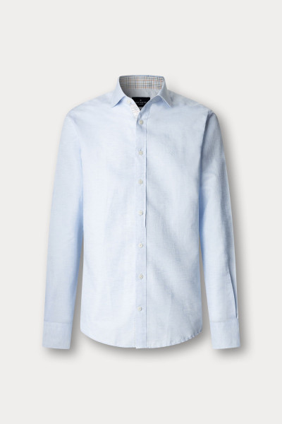 KOŠILE HACKETT LONDON COTTON LINEN MULTI - Fotografie č. 1