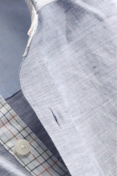 KOŠILE HACKETT LONDON COTTON LINEN MULTI - Fotografie č. 3