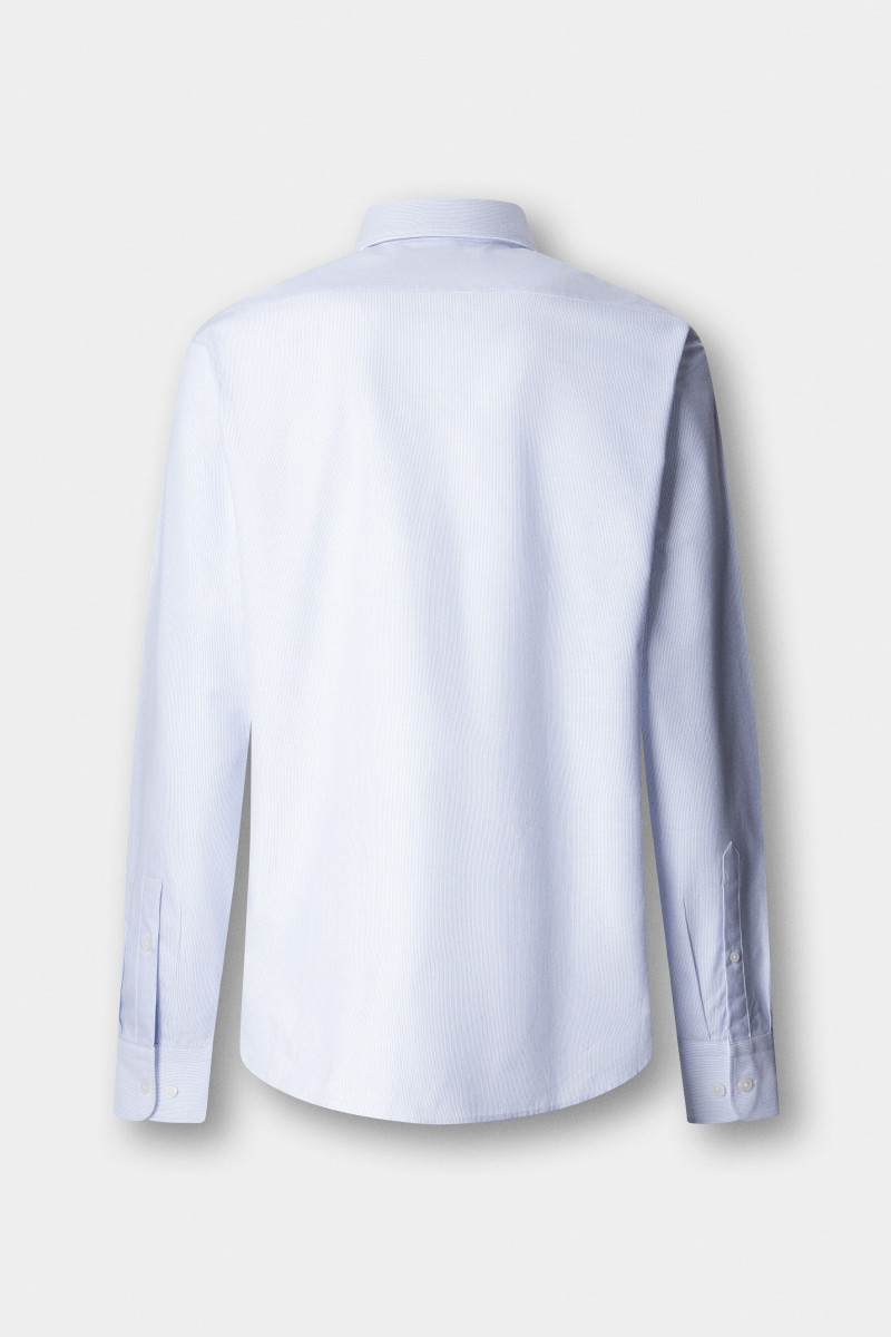 Košeľa Hackett London Ticking Stripe Multi Summer Blue