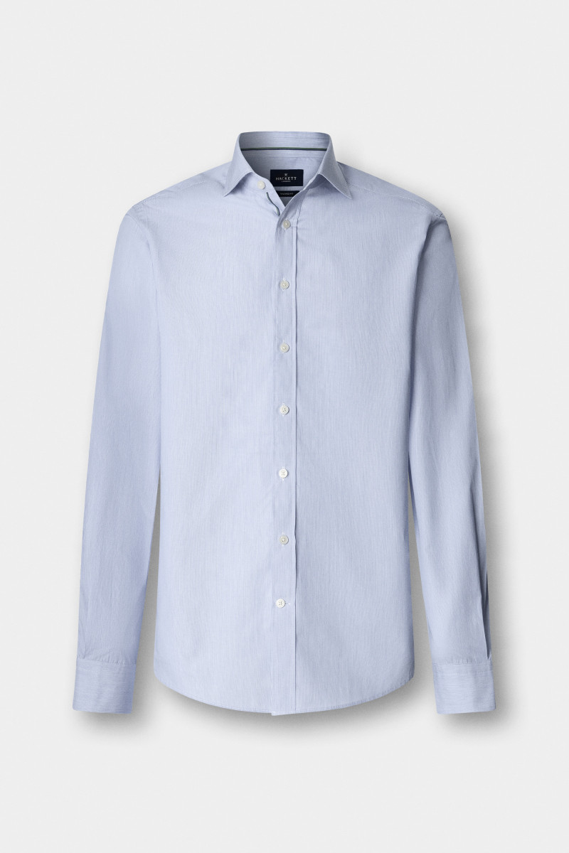 Košeľa Hackett London Hairline Eng Stripe Oxford Blue