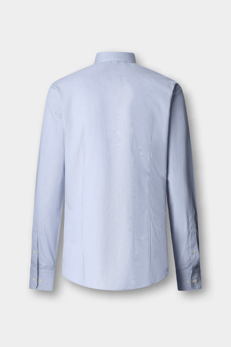 Košeľa Hackett London Hairline Eng Stripe Oxford Blue