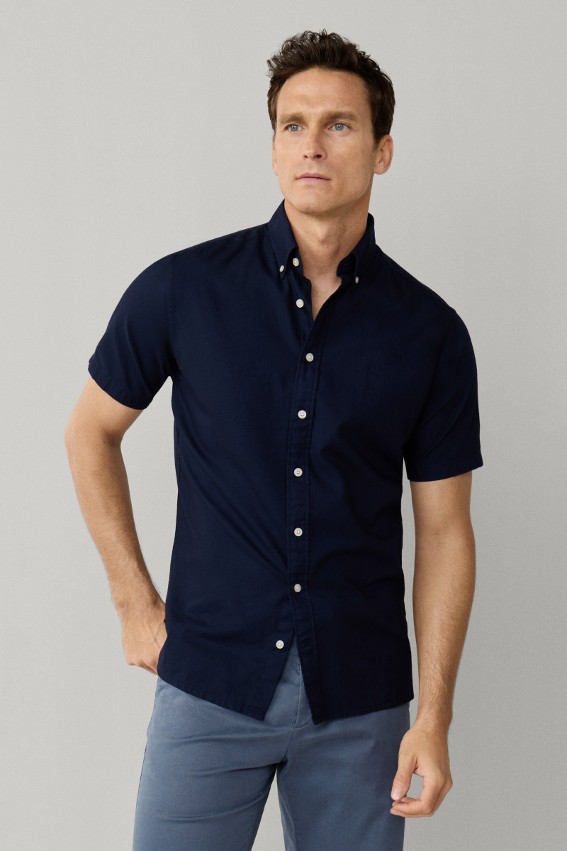 Košeľa Hackett London Ess Gmt Dyed Oxf Ss Old Navy