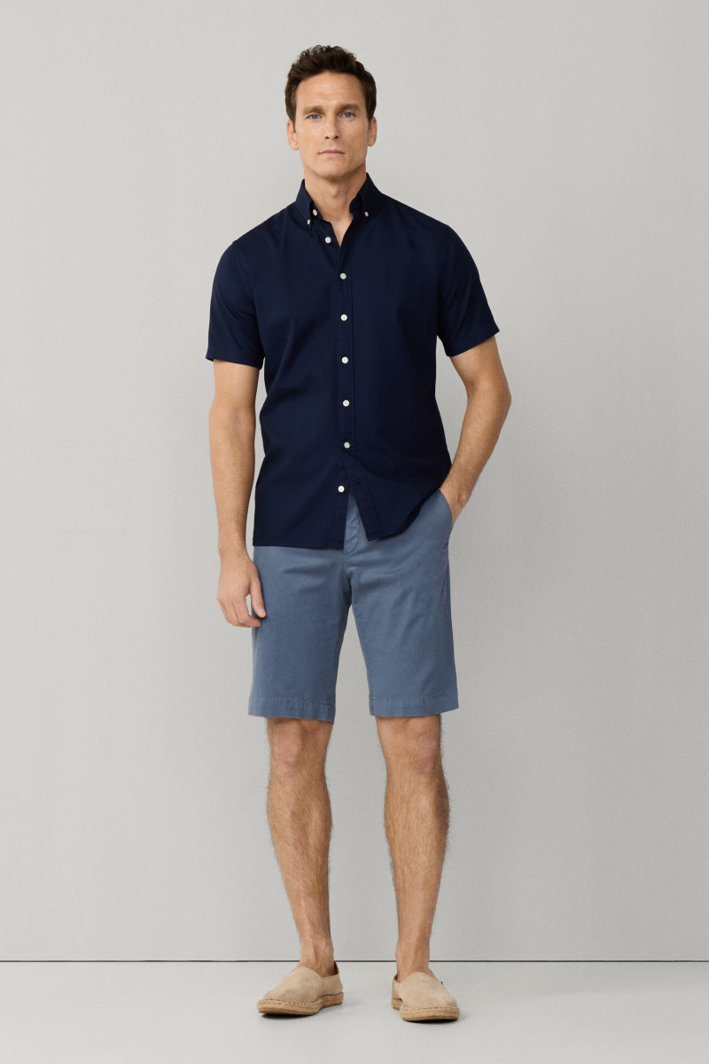 Košeľa Hackett London Ess Gmt Dyed Oxf Ss Old Navy