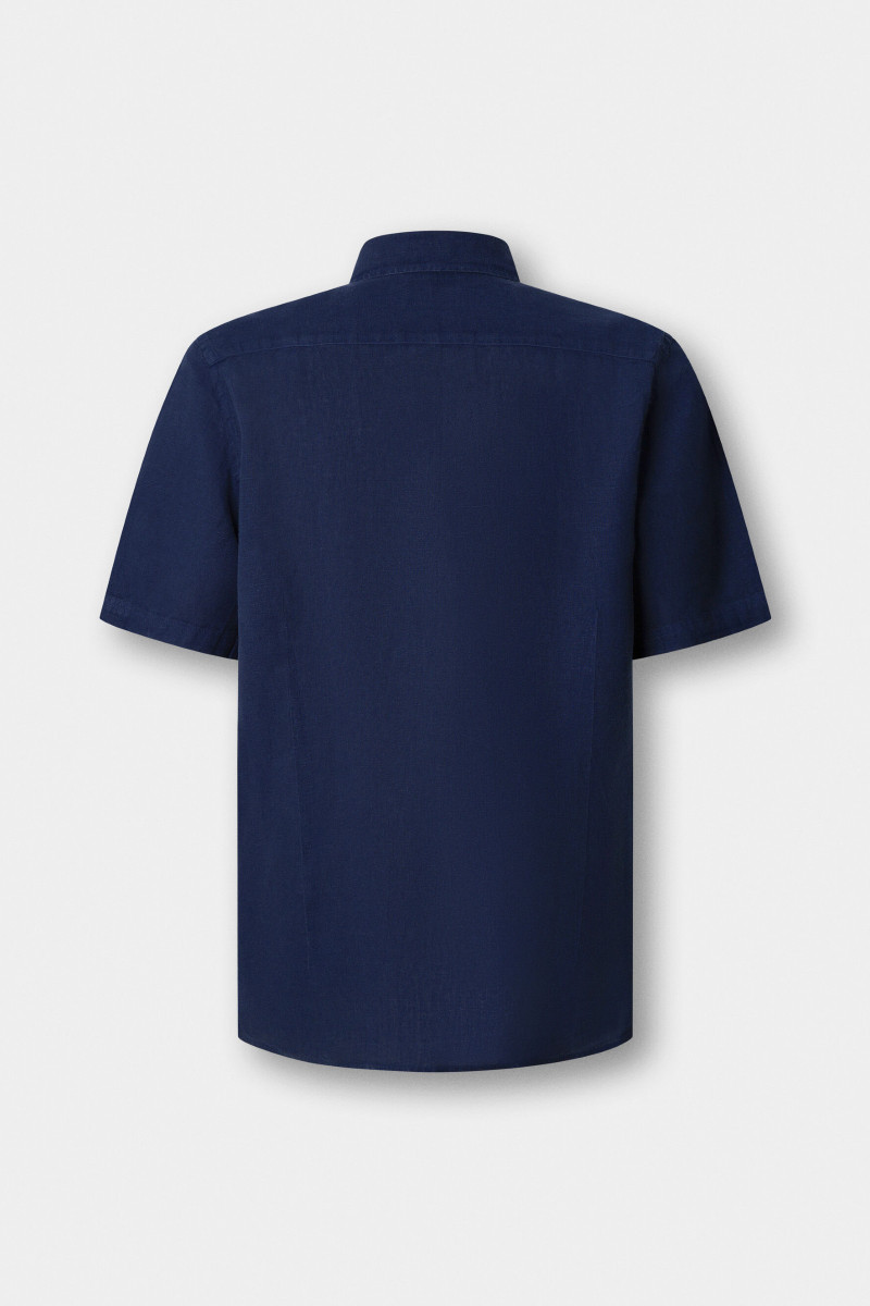 Košeľa Hackett London Gmd Linen Ss Old Navy