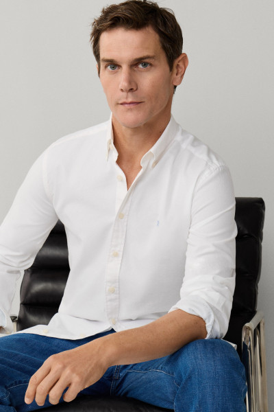 ING HACKETT LONDON ESS GMT DYED OXFORD - Kép 8