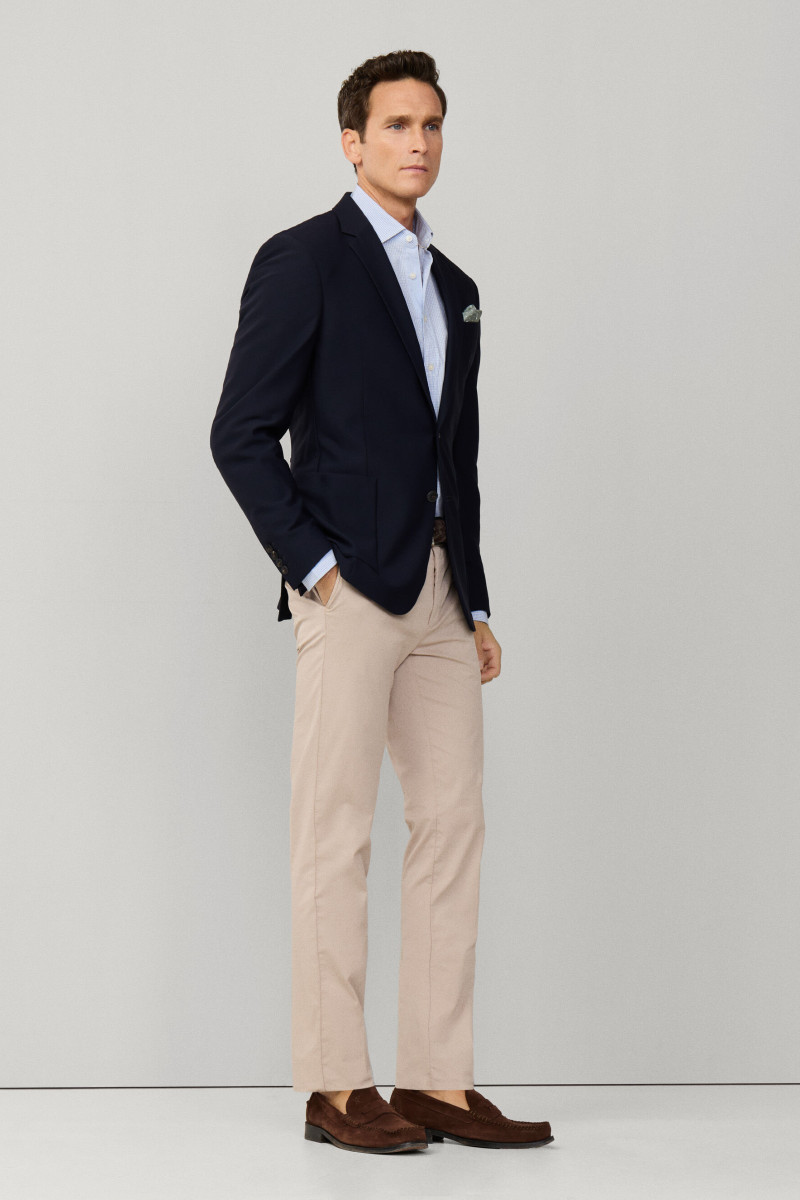 Nohavice Hackett London Ultra Lw Chino Taupe Beige