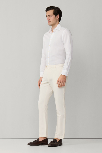 KALHOTY HACKETT LONDON COTTON LINEN CHINO - Fotografie č. 7