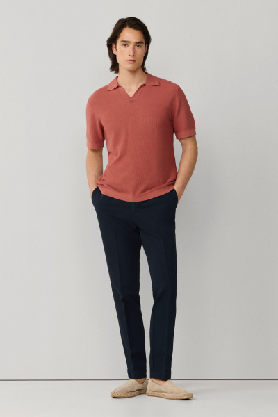 KALHOTY HACKETT LONDON COTTON LINEN CHINO - Fotografie č. 2