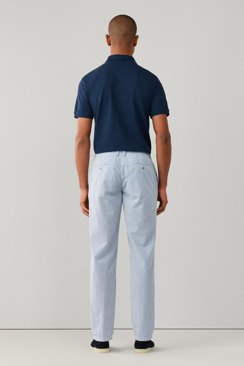 Nohavice Hackett London Finestrp Trs Naval Blue