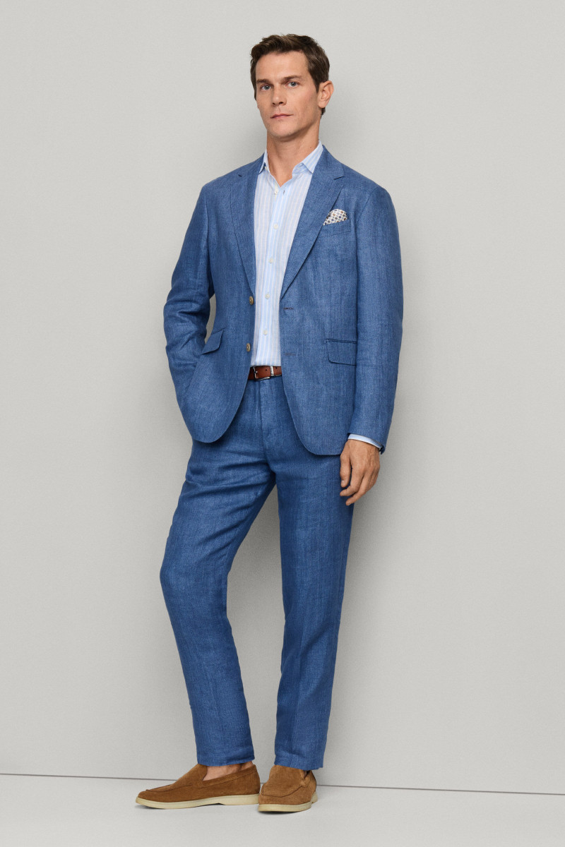 Nohavice Hackett London Lin Delave Hpsack Trs Blue
