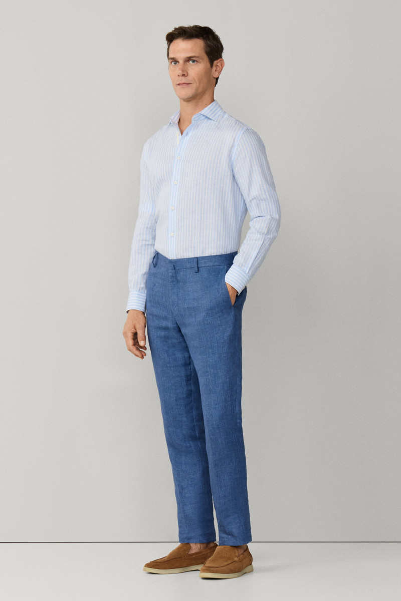 Nohavice Hackett London Lin Delave Hpsack Trs Blue