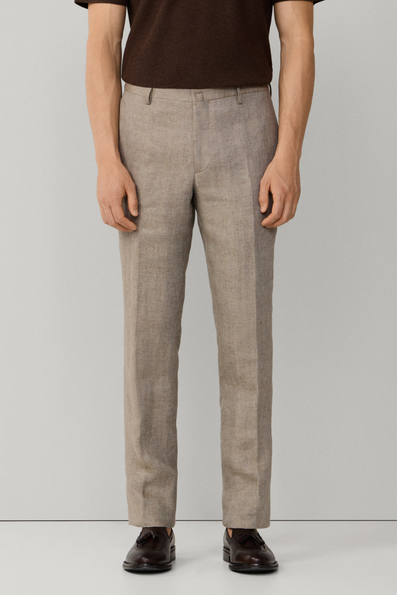 Nohavice Hackett London Lin Delave Hpsack Trs Taupe Beige