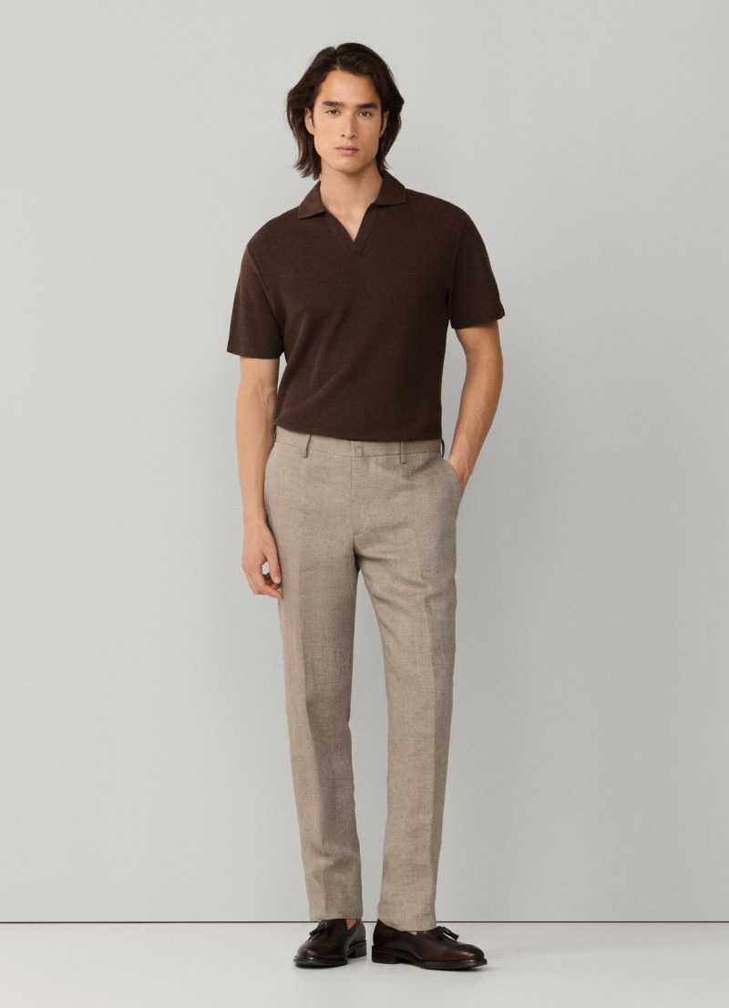 Nohavice Hackett London Lin Delave Hpsack Trs Taupe Beige