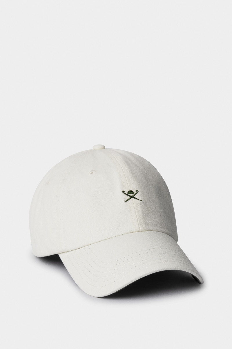 Sapka Hackett London Washed Brolly Cap Off White