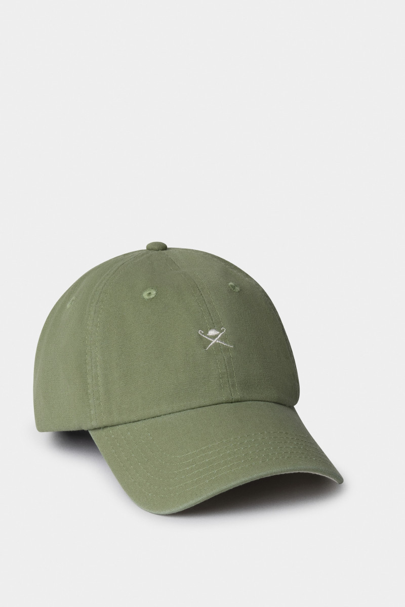 Sapka Hackett London Washed Brolly Cap Pea Green