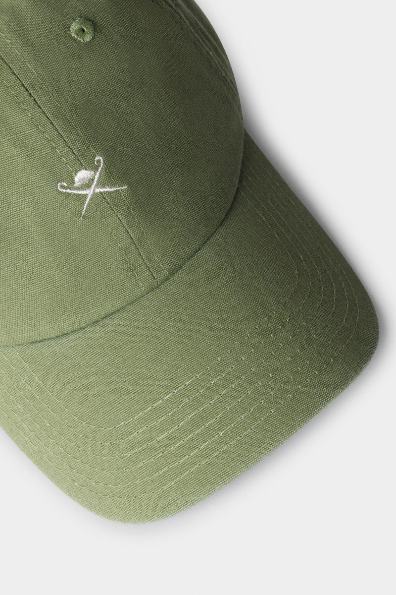 Šiltovka Hackett London Washed Brolly Cap Pea Green