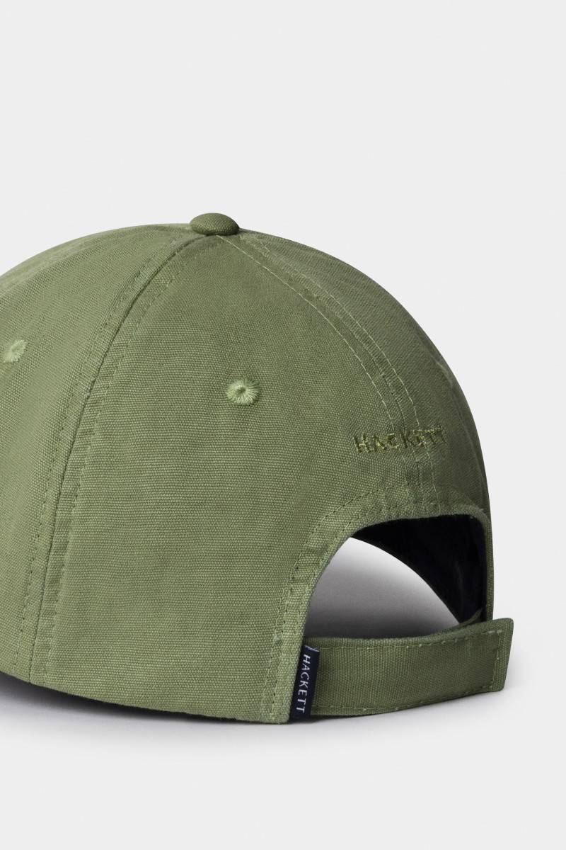 Šiltovka Hackett London Washed Brolly Cap Pea Green
