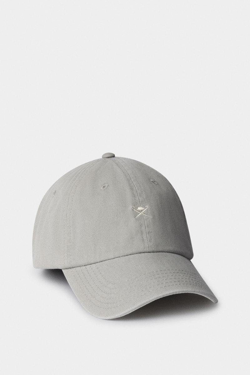 Sapka Hackett London Washed Brolly Cap Tin Grey
