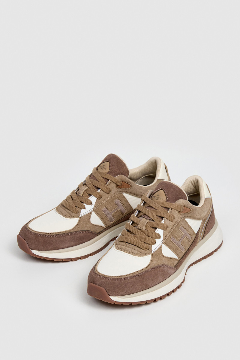 Tenisky Hackett London Otto Run Sand Beige