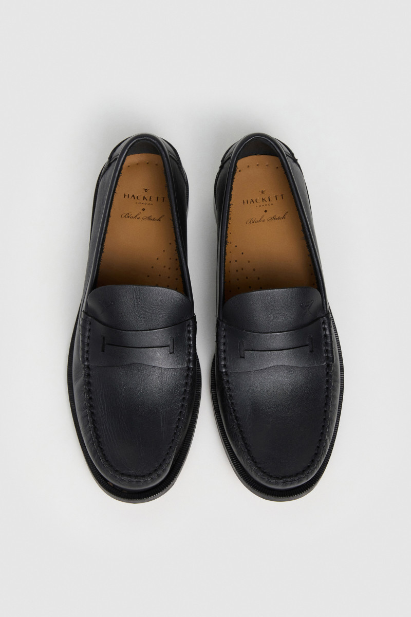 Poltopánky Hackett London Chesfield Nap Black