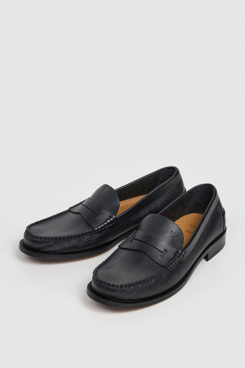 Poltopánky Hackett London Chesfield Nap Black