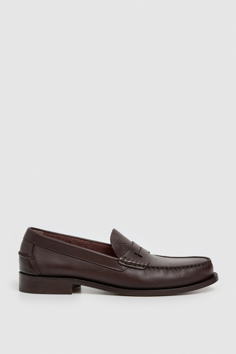 Poltopánky Hackett London Chesfield Nap Thorn Brown