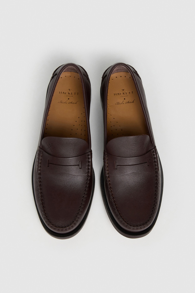 Poltopánky Hackett London Chesfield Nap Thorn Brown