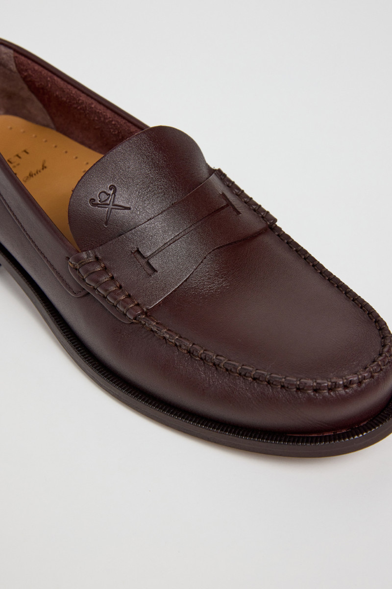 Poltopánky Hackett London Chesfield Nap Thorn Brown