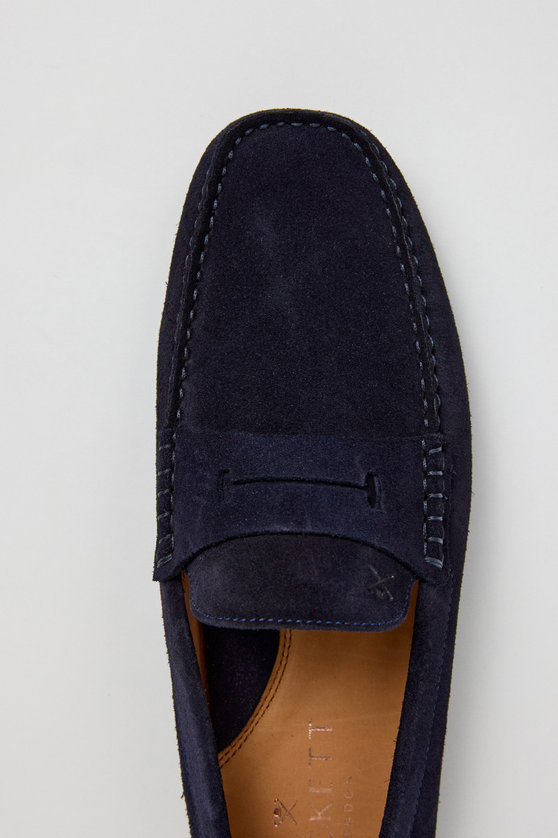 Mokasíny Hackett London Driver Saddle Ink Blue