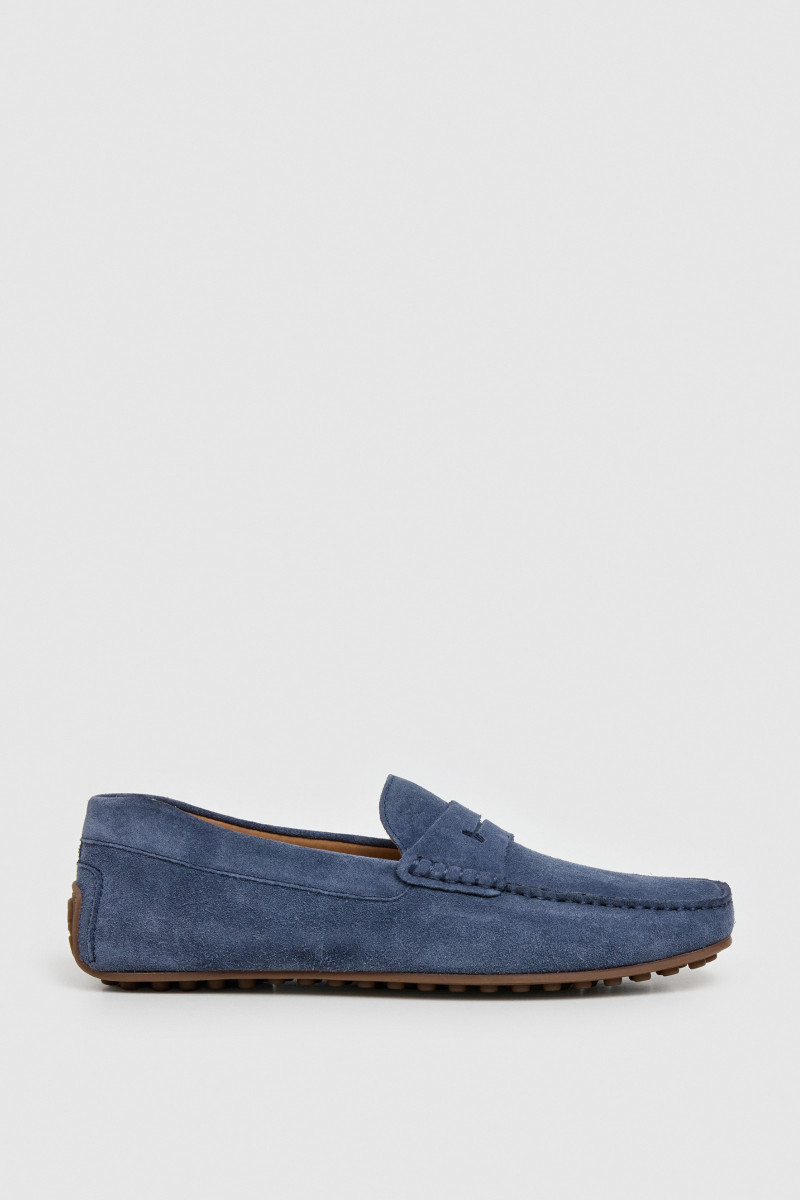 Mokasíny Hackett London Driver Saddle Summer Blue