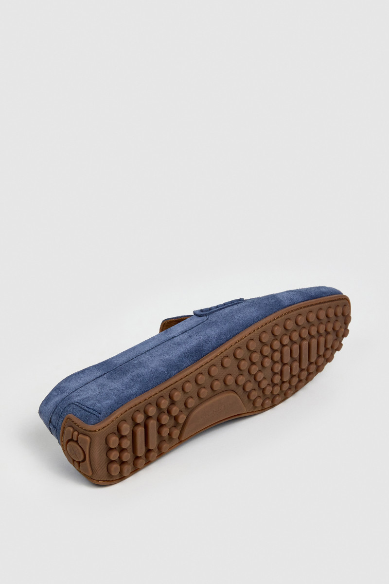 Mokasíny Hackett London Driver Saddle Summer Blue