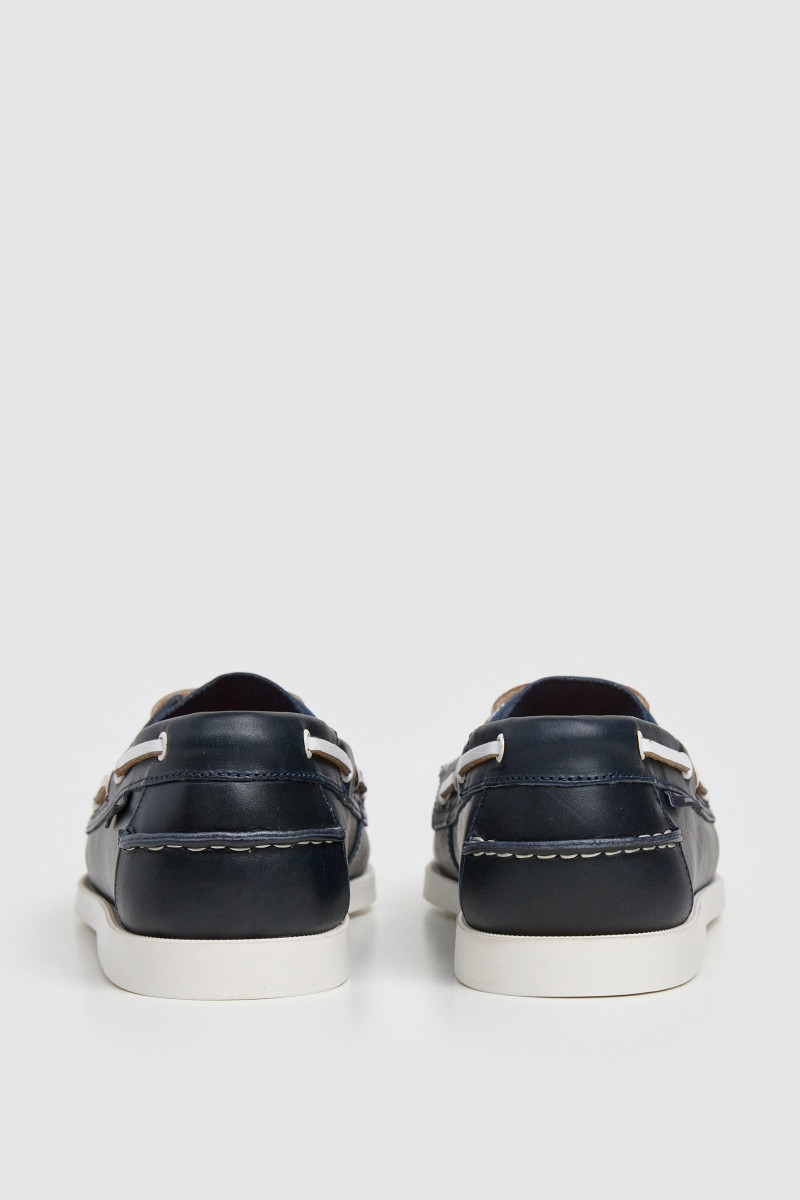 Mokasíny Hackett London Deck One Marine Blue