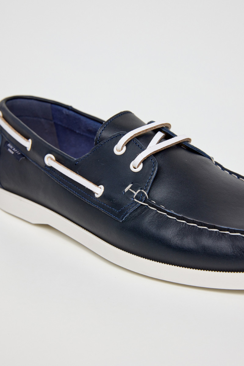 Mokasíny Hackett London Deck One Marine Blue