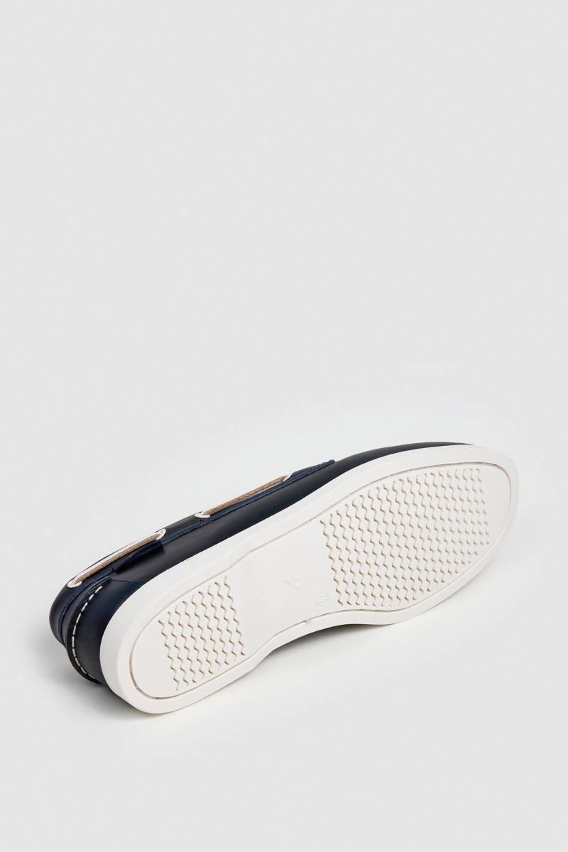 Mokasíny Hackett London Deck One Marine Blue