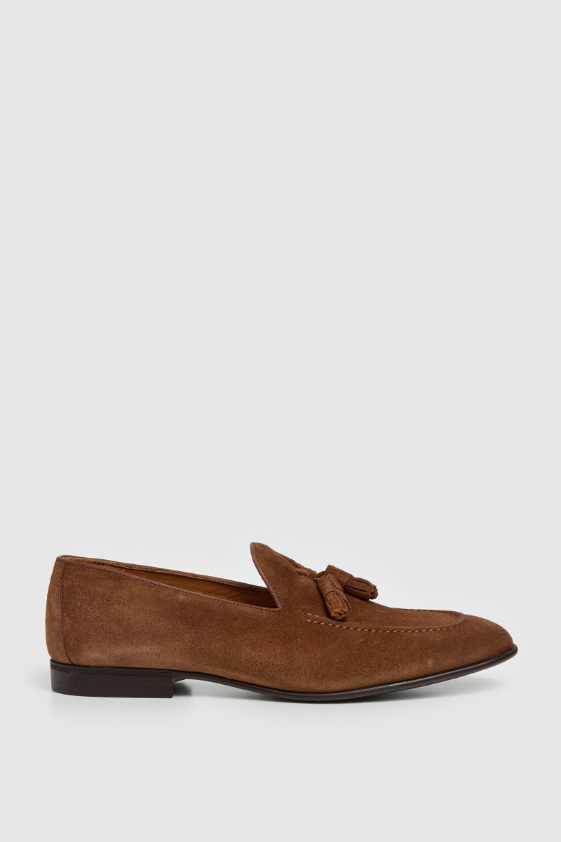 Poltopánky Hackett London Regal Tassel Thorn Brown