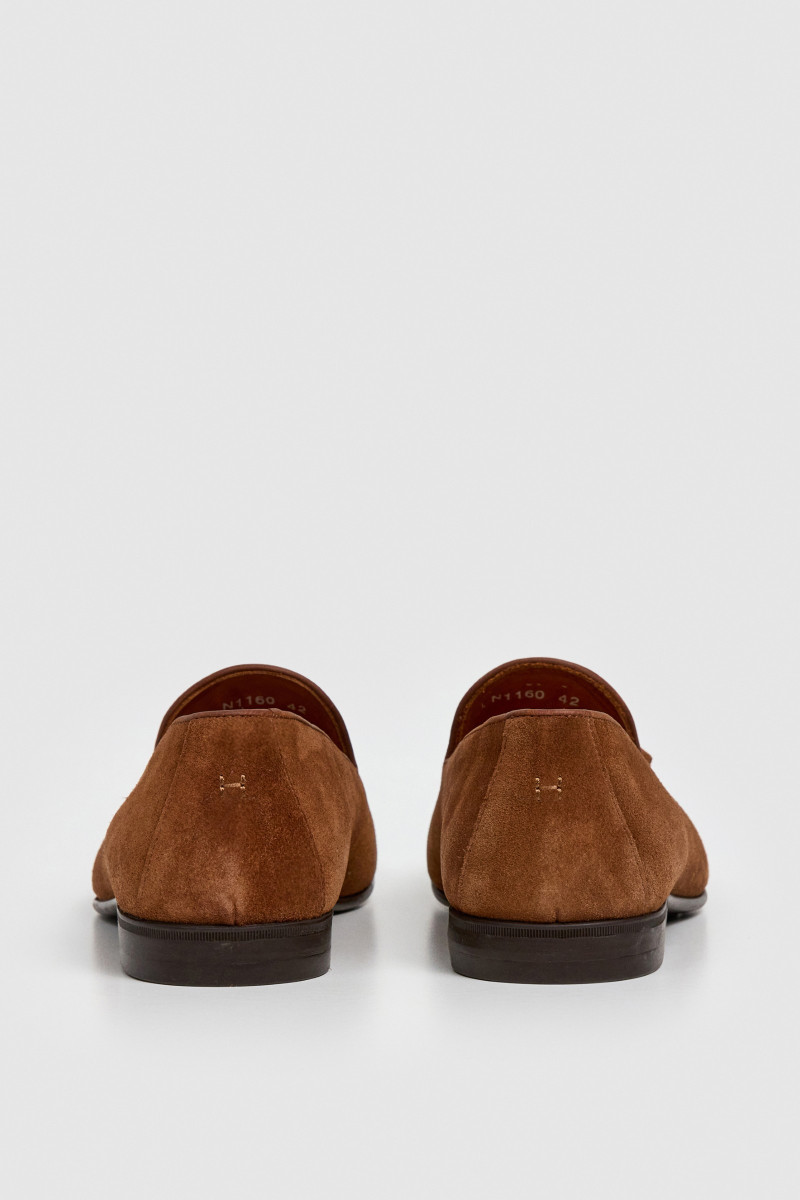 Poltopánky Hackett London Regal Tassel Thorn Brown